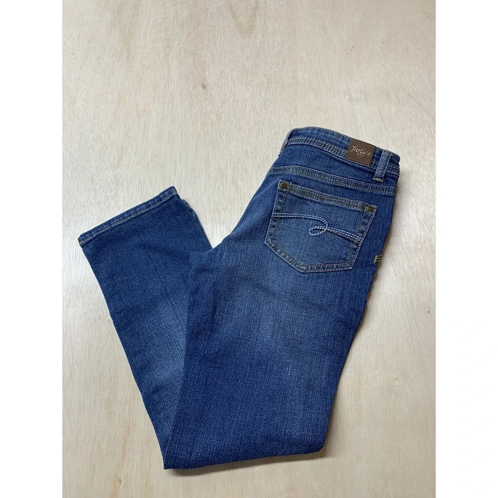 JUSTICE Girls Blue JEANS Size‎ 10 Approx 28x25.5 Believe In Yourself